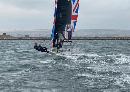 Maddy Anderson & Team Mate Katie Dabson